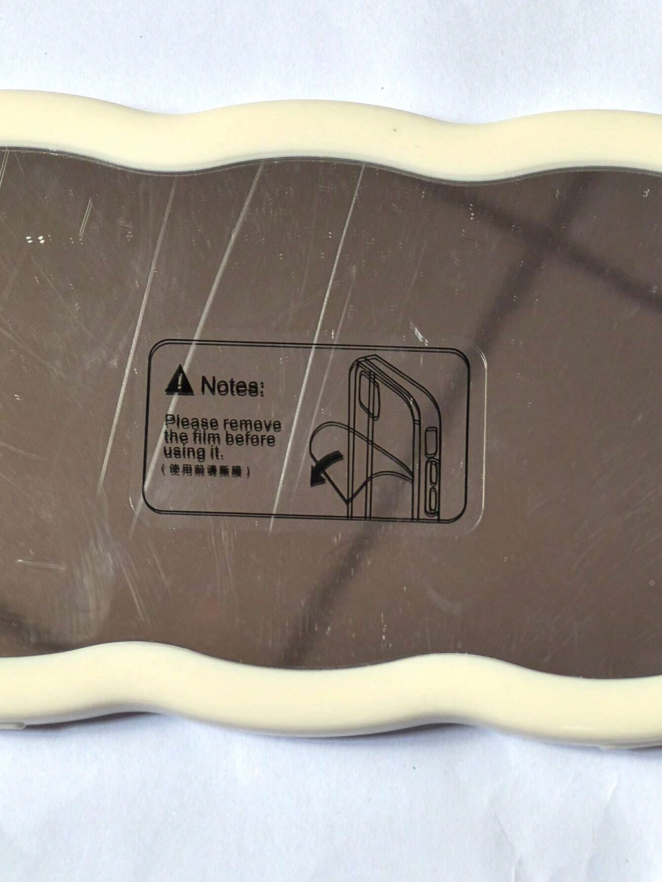 Acrylic Wavy Mirror Phone Case Compatible with Iphone 17 Pro Max/17 Pro/17 Air/17/16 Pro Max/16/16 Pro/16 Plus/15/15 Pro/15 Pro Max/11/12/13/14 Pro Max/Xs/Xr/11 Pro/11 Pro Max/12 Pro/12 Pro Max/13 Pro/13 Pro Max/7 Plus/14 Pro/14 Pro Max/14 Plus/7 Plus/8 Plus/8/Se2, Thick Shockproof Hard Shell