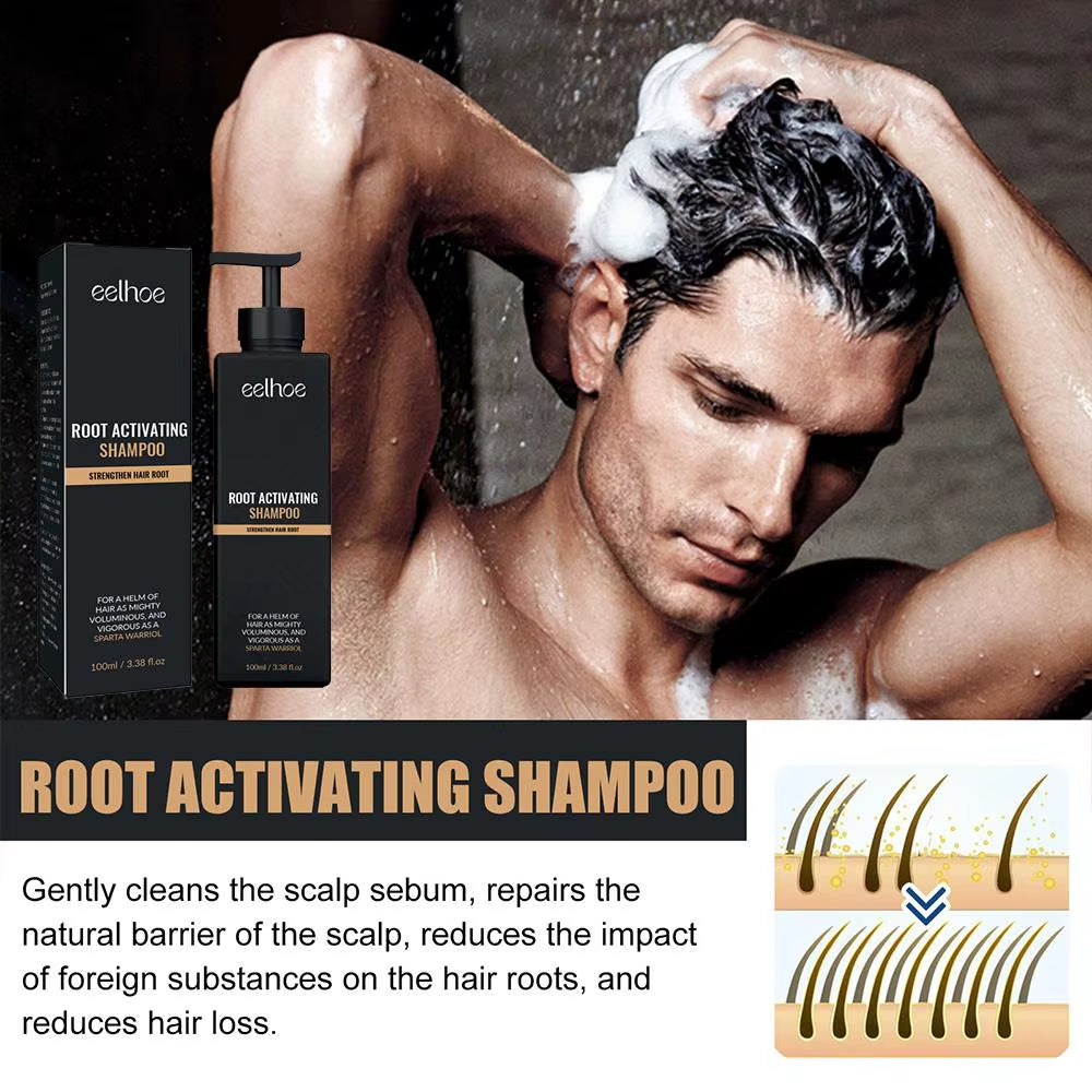 Anti Baldness Shampoo Thickening Shampoo Root Activator Shampoo Nourish Hair Regrowth Shampoo for Thinning Hair & Hair Loss