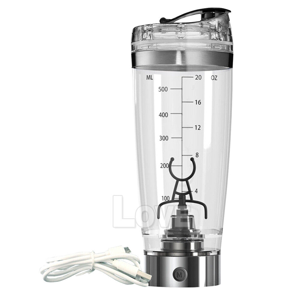 Portable Blender Bottle Detachable 600Ml Electric Smart Mixer Cup Protein Shaker