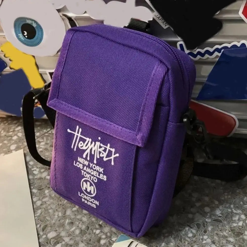 Small Street Hip Hop Shoulder Bag Slung Mobile Phone Bag for Teenagers Japanese Magazine Classic Bag