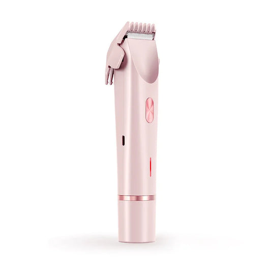Dual Head Hair Removal for Women Portable Float Blade R-Shaped Head Wet Dry Use Waterproof Painless Facial Trimmer Body Epilator
