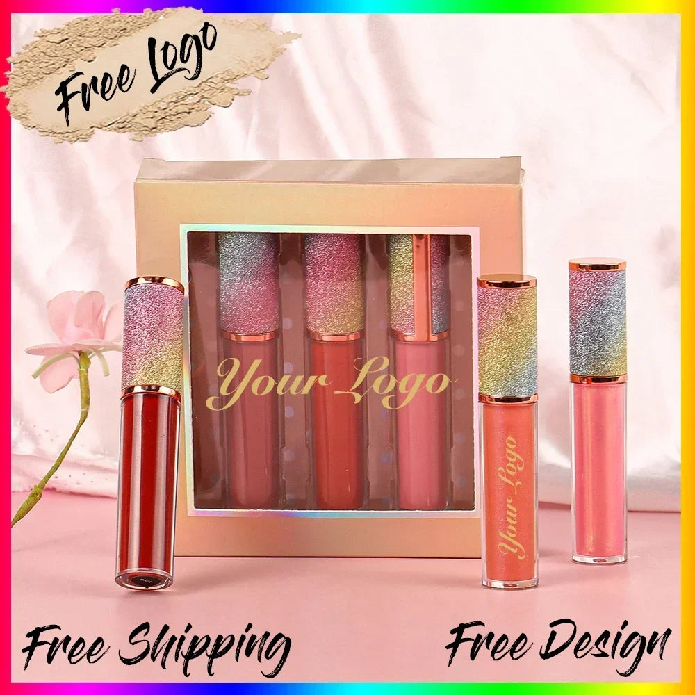 Private Label Lipgloss Vegan Makeup Sets Lip Make up Kit Wholesale High Quality