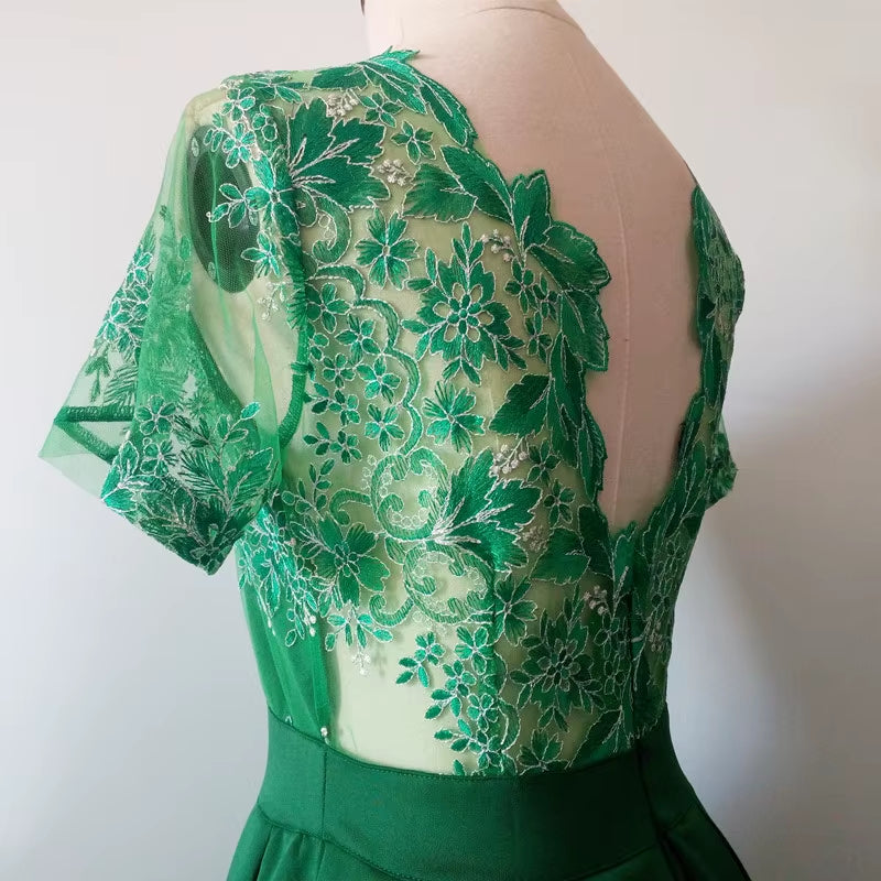 Chic Elegant Party Evening Prom Formal Dresses for Women 2025 Sexy Black Green Red Dress Performance Wear Vestidos Para Mujer