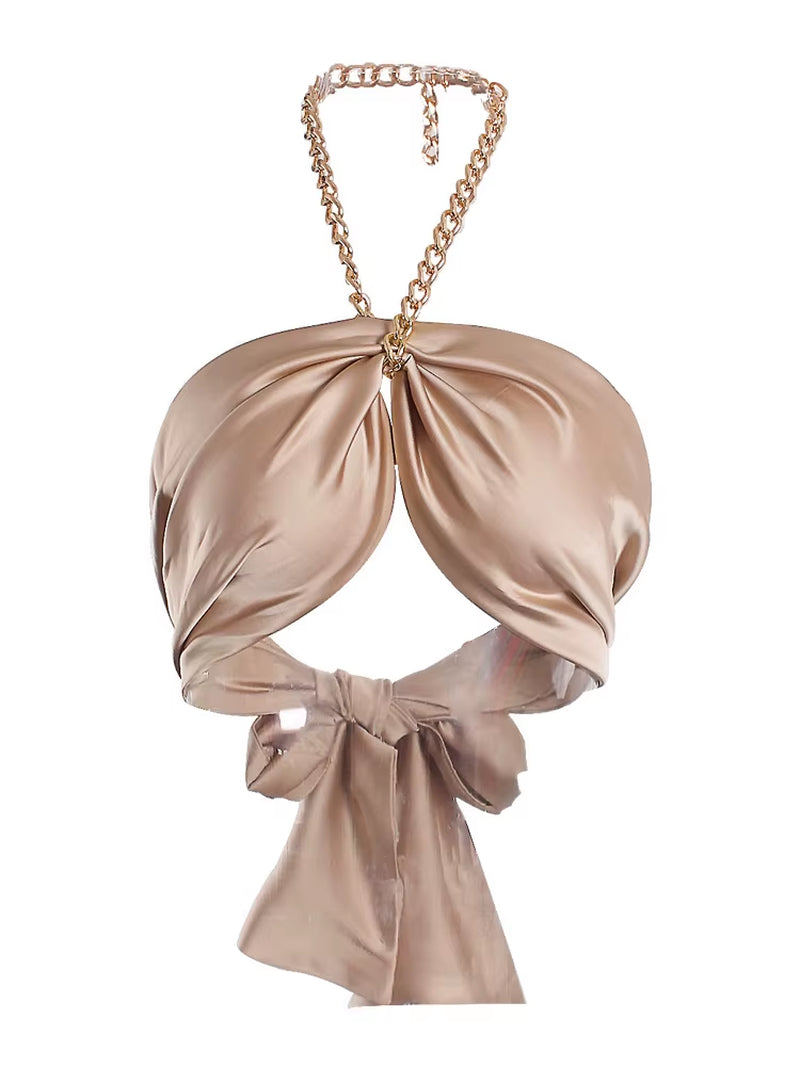 Pink Shine Sequin Backless Slip Mini Dress White Chain Straps Sexy Short Cocktail Party Night Dresses Lush Prom Summer