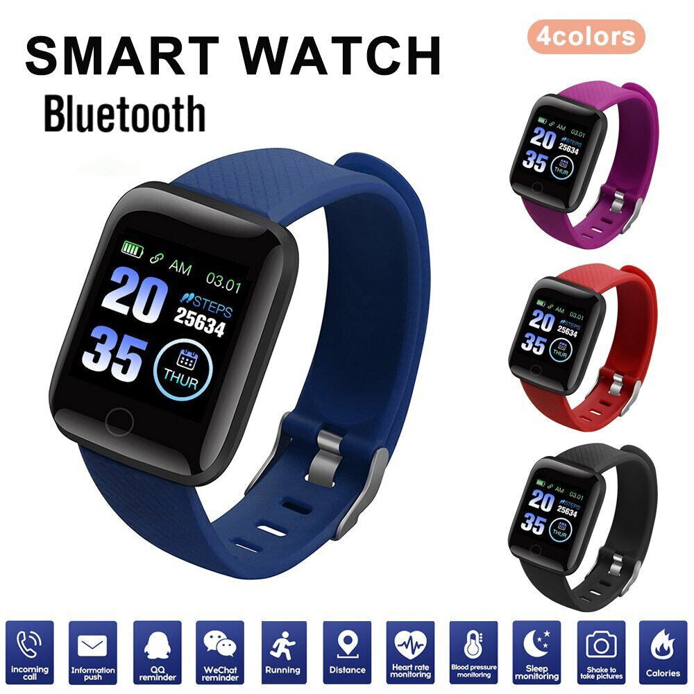 Sports Smart Watch Bracelet Heart Rate Blood Pressure Fitness Tracker