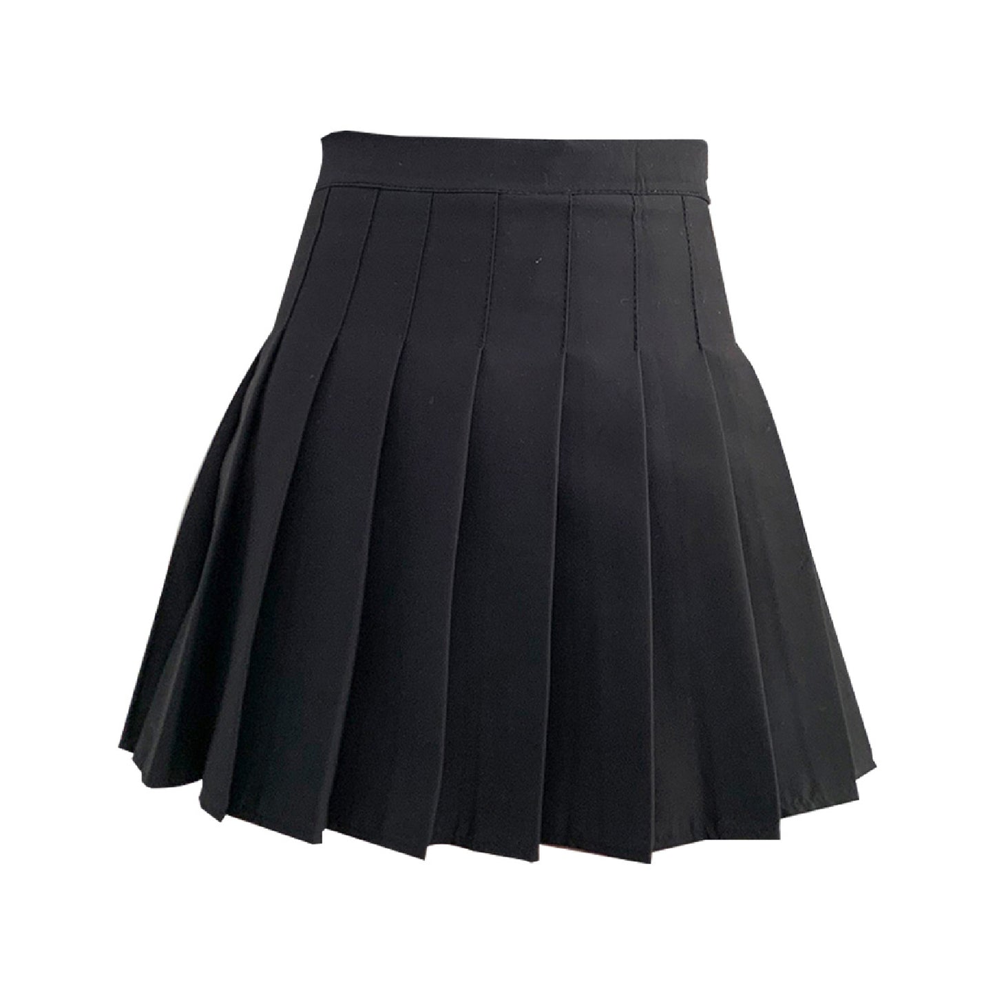 Women Pleated Tennis Skirt High Waist Black Summer Slim Fit Fashion Sportswear