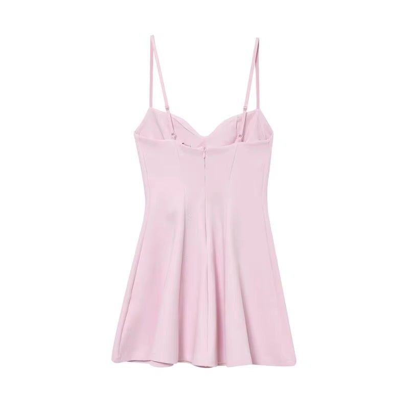 Dresses Summer Women'S 2025 New Chic Slim Tube Top Elegant Mini Camisole Women'S Dress Street Fashion Youth Holiday Dress