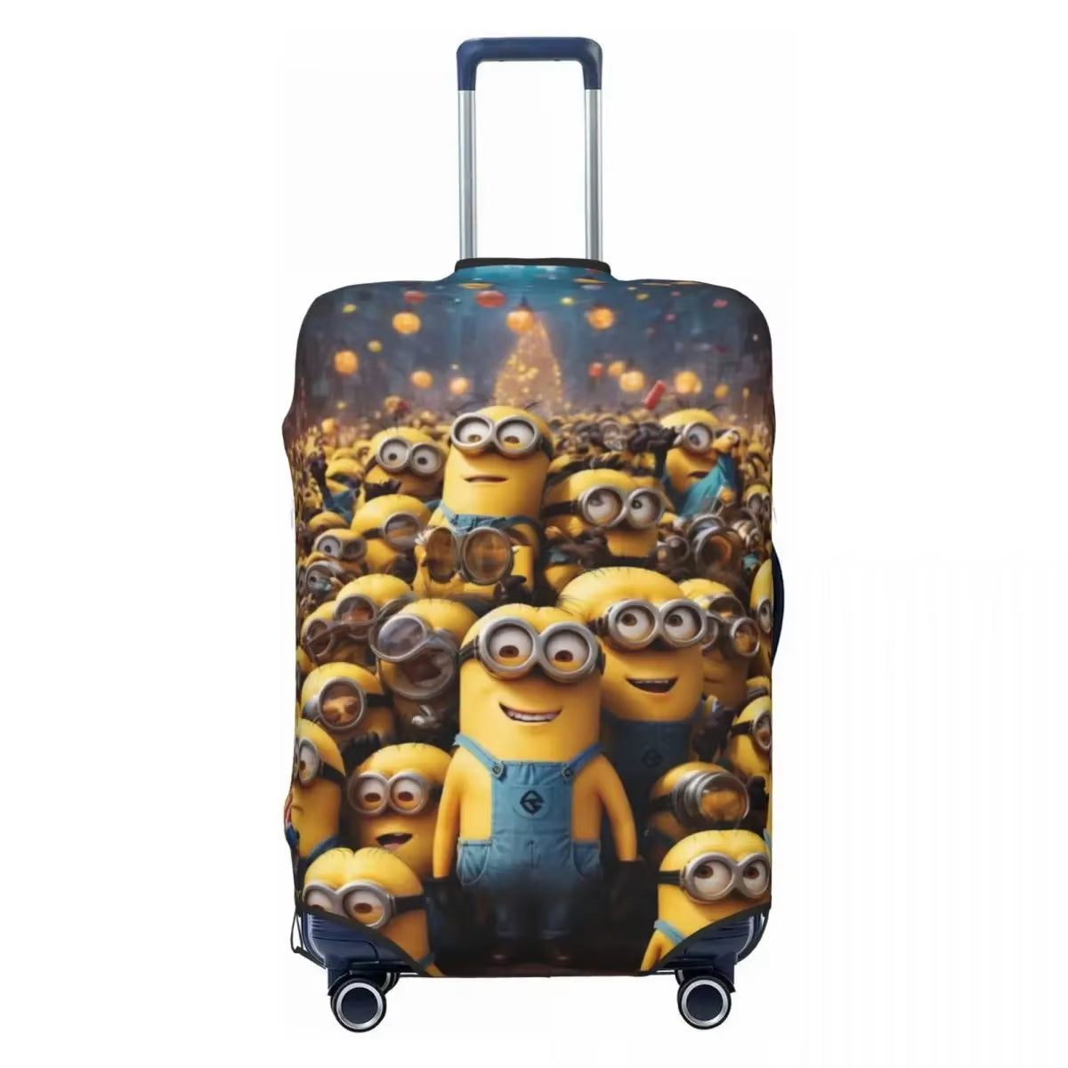 2025 Minions Suitcase Cover Washable Luggage Covers Protector for 18-32 Inch