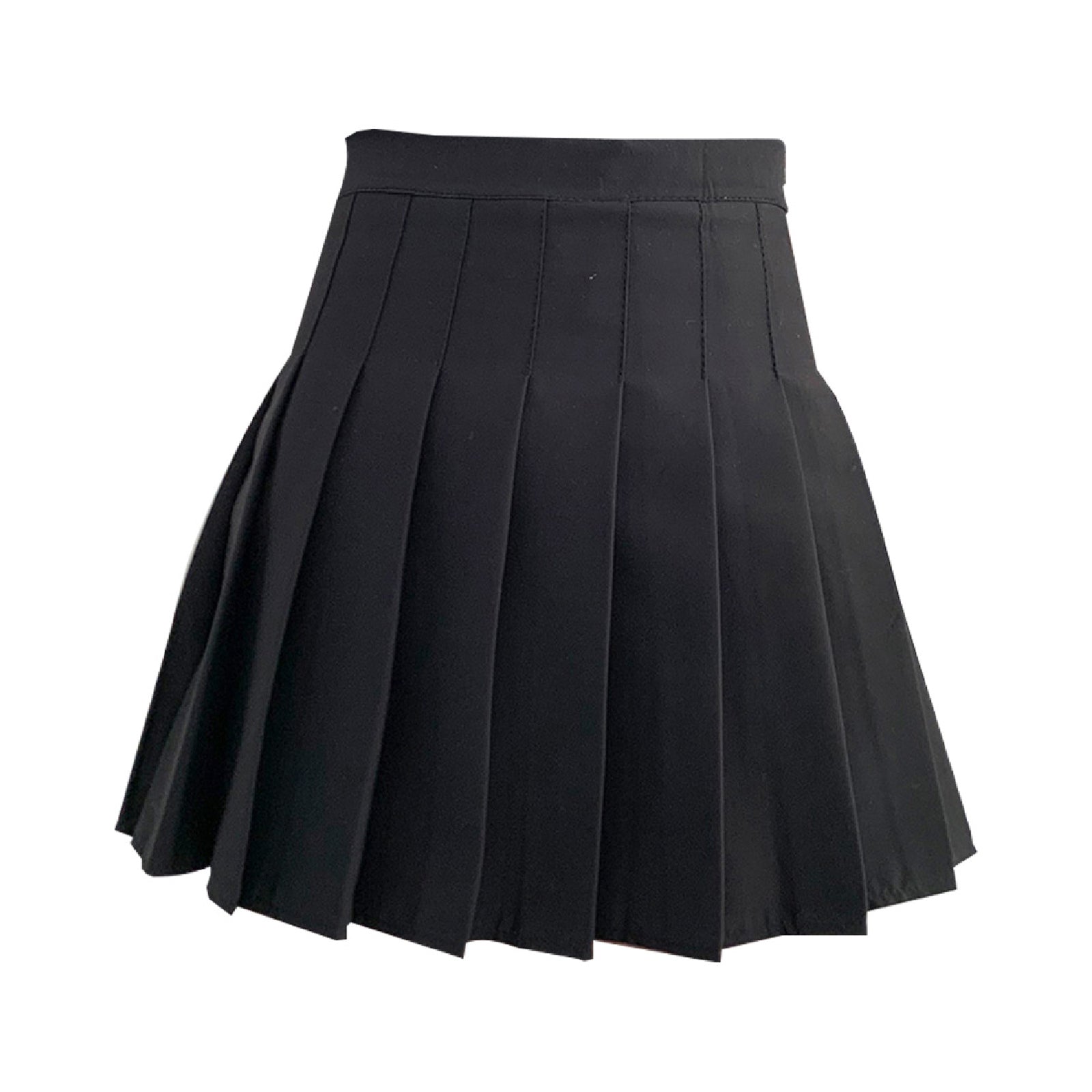 Women Pleated Tennis Skirt High Waist Black Summer Slim Fit Fashion Sportswear