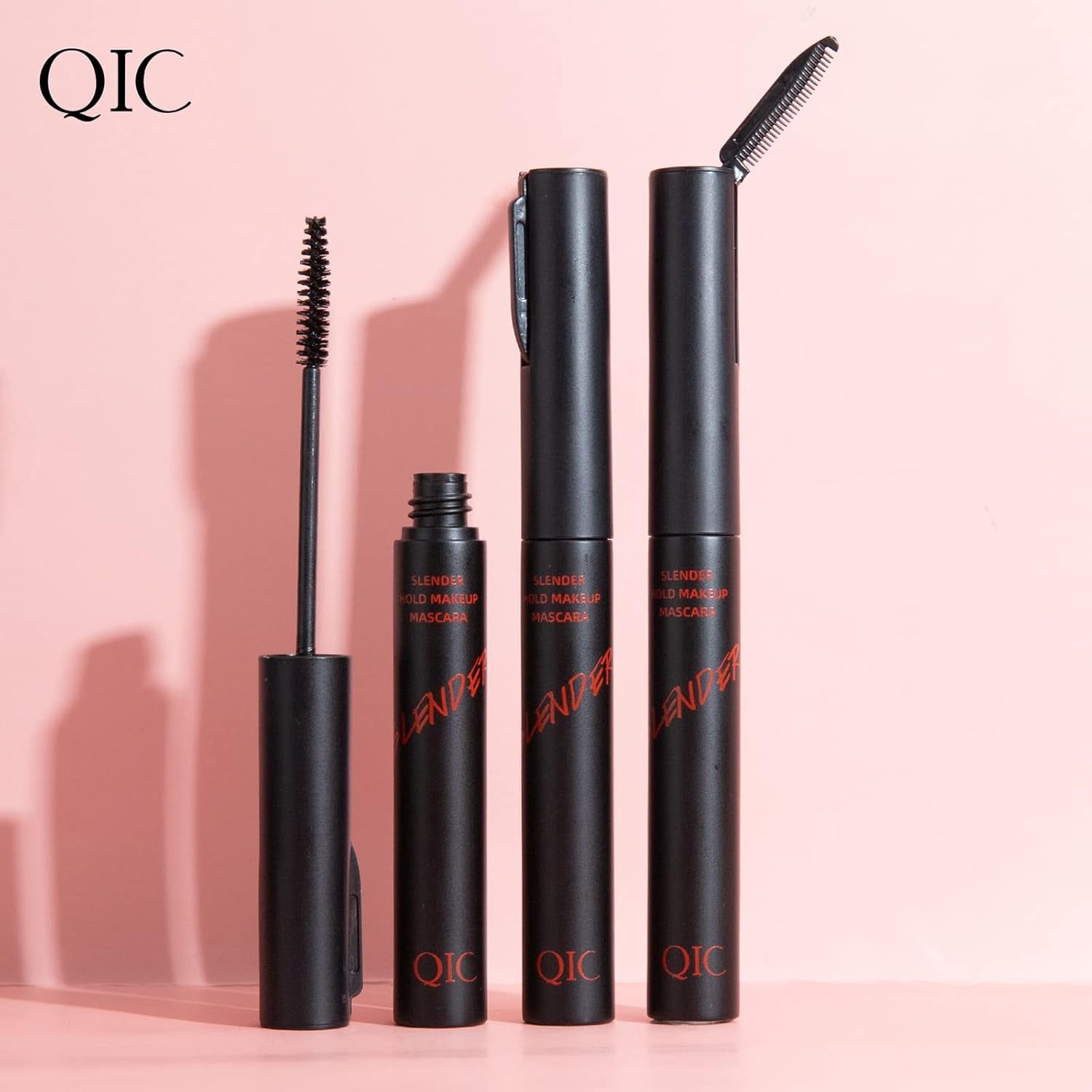 Waterproof Lash Mascara Black Volume and Length with Brush, Voluminous Mascara Thick and Smudge Proof Volume Curling Long Lasting Eye Makeup