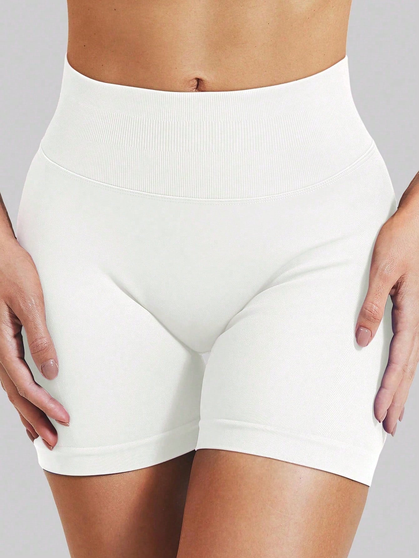 Summer Seamless Butt Lifting Sports Shorts for Gym Workout,Cycling Shorts,Running Shorts,Black Leggings Women,