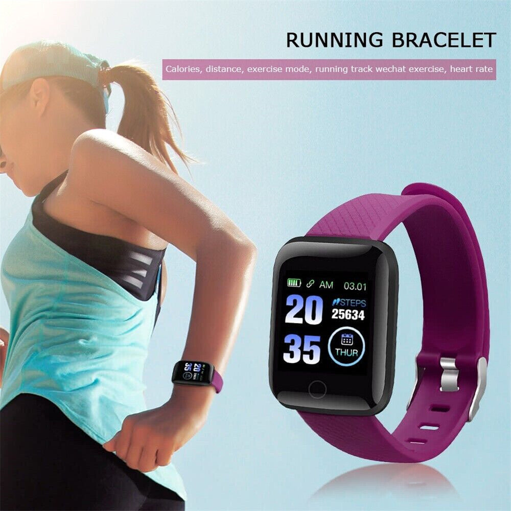 Sports Smart Watch Bracelet Heart Rate Blood Pressure Fitness Tracker