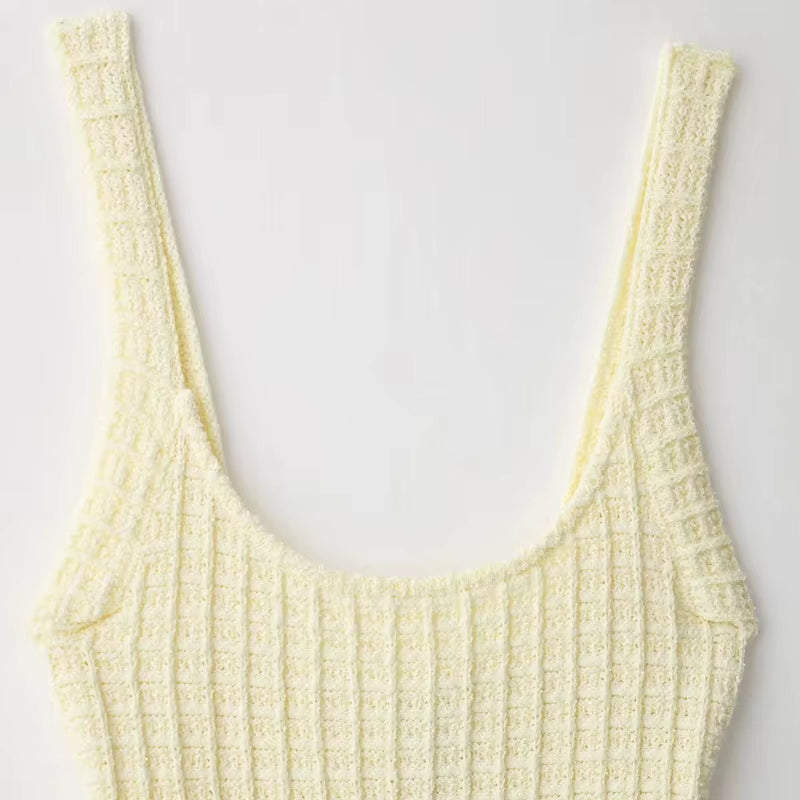 Yellow Mini Slip Dresses 2025 Women'S Spring Summer Elegant Backless Short Dresses Fashion Casual Y2K Party Dress Vestidos