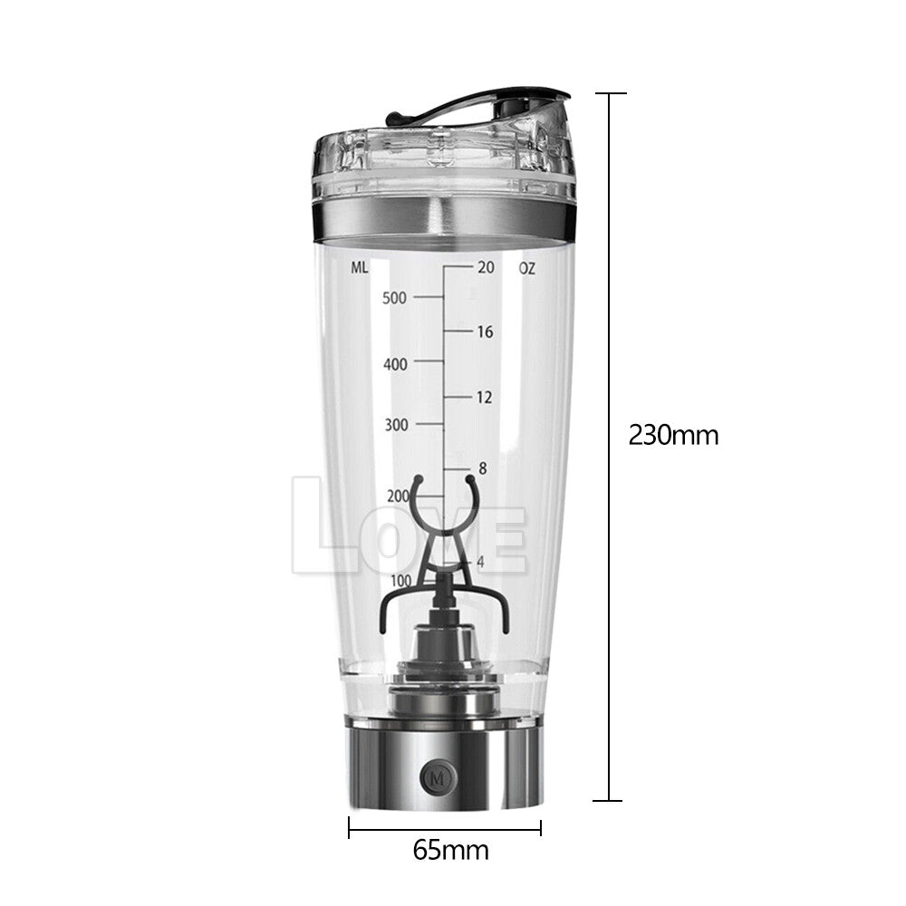 Portable Blender Bottle Detachable 600Ml Electric Smart Mixer Cup Protein Shaker