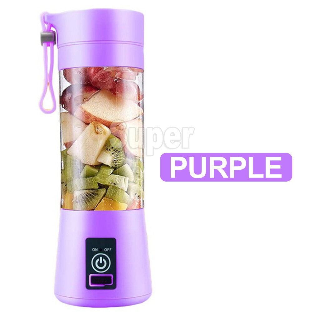 Rechargeable PORTABLE USB ELECTRIC FRUIT JUICER SMOOTHIE BLENDER TRAVEL BOTTLE