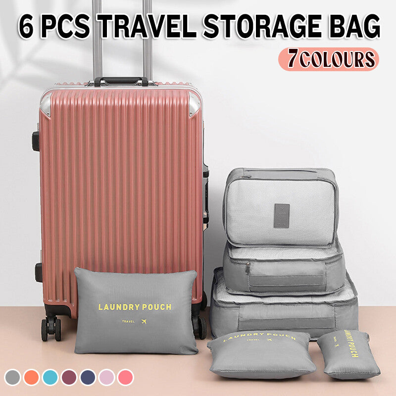 Travel Packing Cubes Set Organizer Bags for Clothes Storage Efficient Packing AU