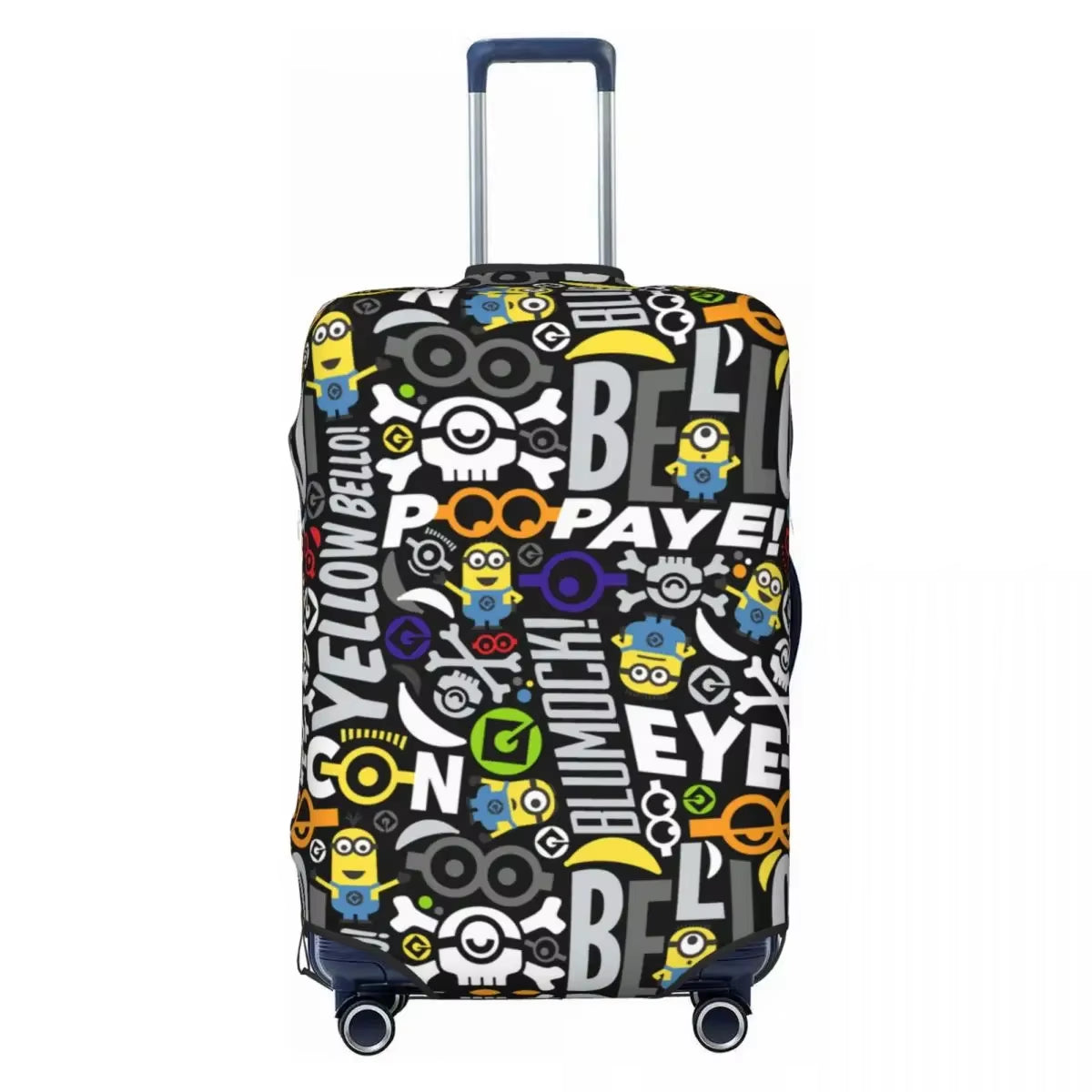 2025 Minions Suitcase Cover Washable Luggage Covers Protector for 18-32 Inch