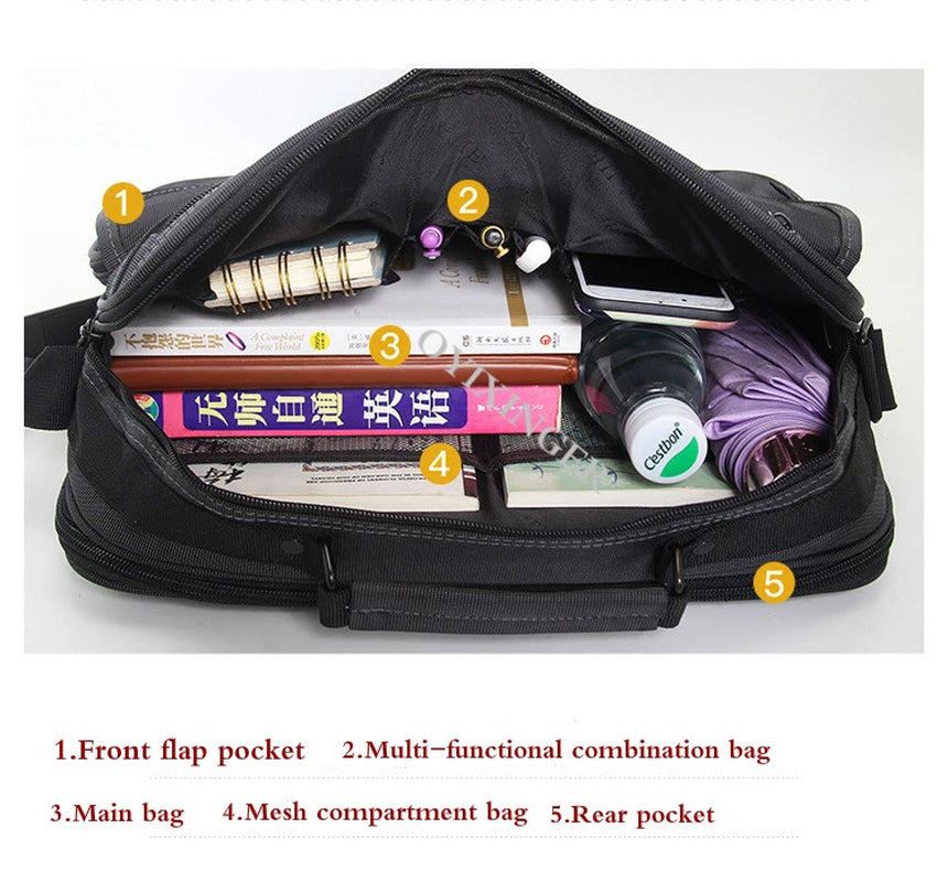 Briefcase Men'S Designer Handbags High Quality Business Men Briefcases Handbag Mens Briefcases Shoulder Crossbody Bags