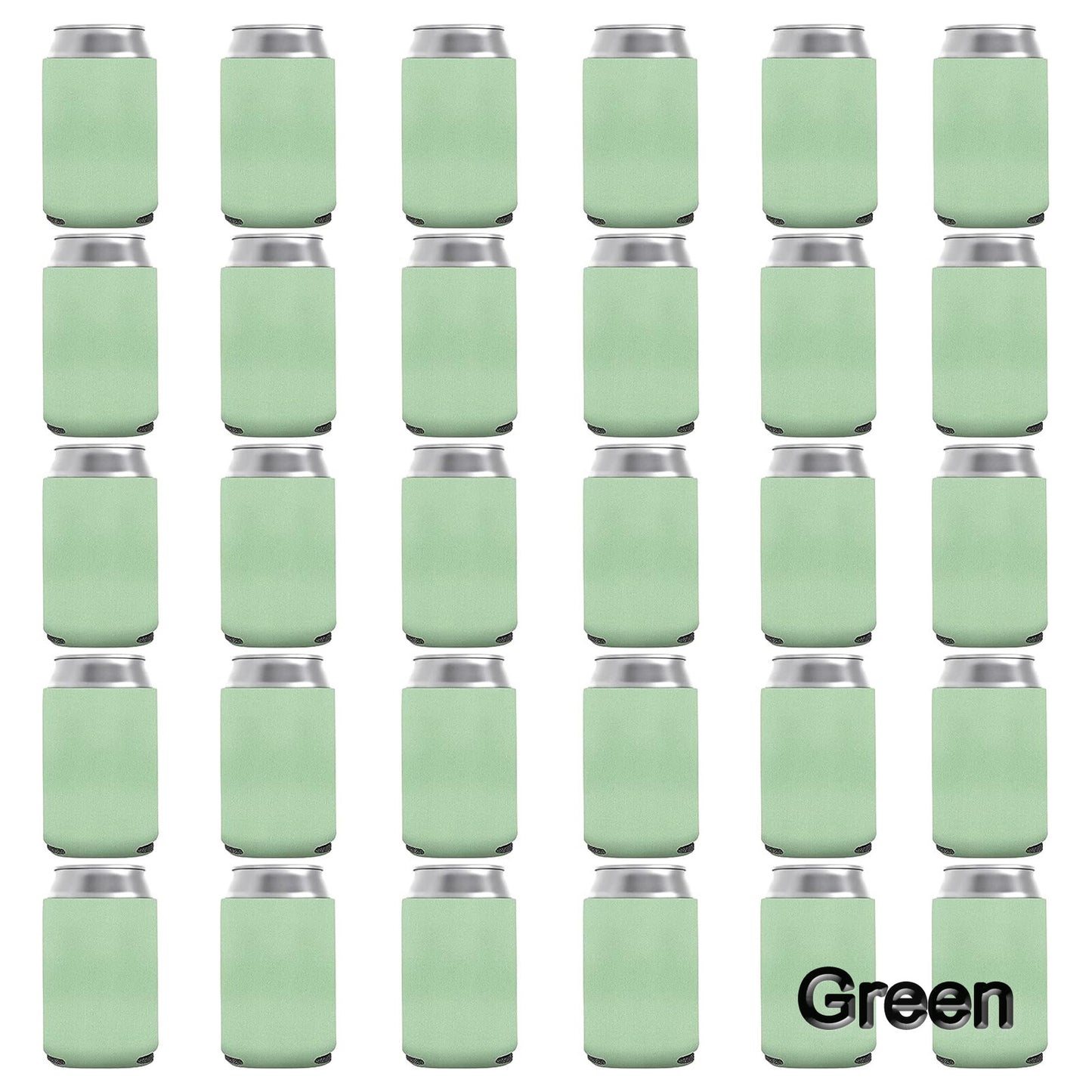 50X Stubby Cooler Foldable Blank Can Stubby Cooler Holder Cooler Heat Transfer