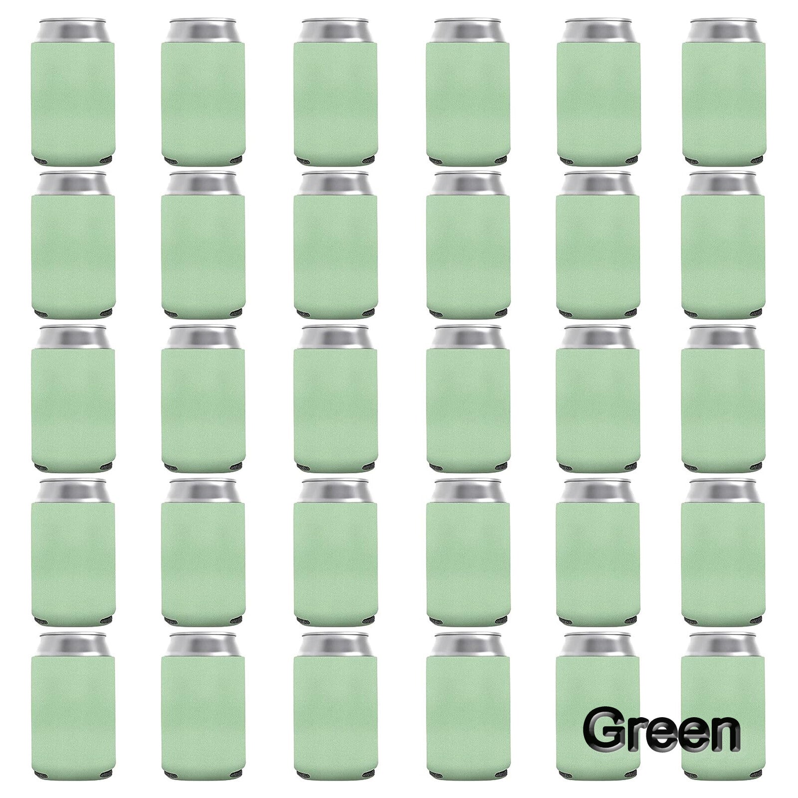 50X Stubby Cooler Foldable Blank Can Stubby Cooler Holder Cooler Heat Transfer