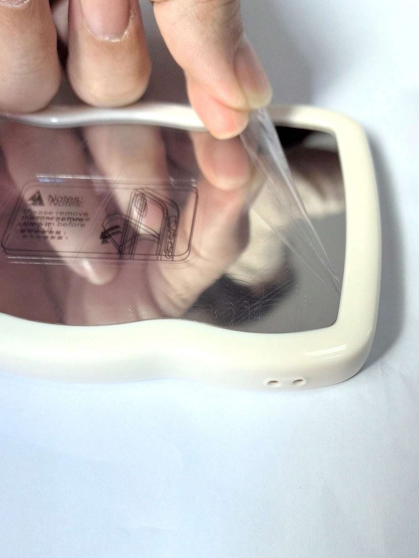 Acrylic Wavy Mirror Phone Case Compatible with Iphone 17 Pro Max/17 Pro/17 Air/17/16 Pro Max/16/16 Pro/16 Plus/15/15 Pro/15 Pro Max/11/12/13/14 Pro Max/Xs/Xr/11 Pro/11 Pro Max/12 Pro/12 Pro Max/13 Pro/13 Pro Max/7 Plus/14 Pro/14 Pro Max/14 Plus/7 Plus/8 Plus/8/Se2, Thick Shockproof Hard Shell