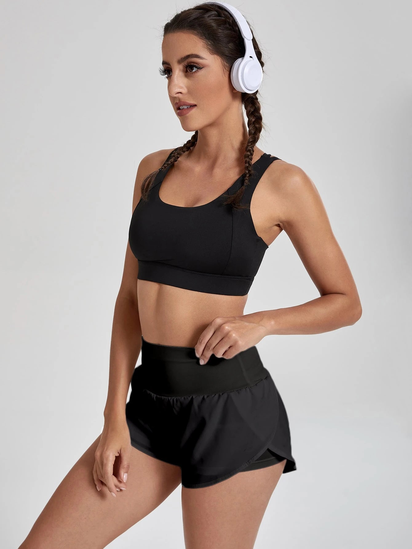Powerista Absorbs Sweat Breathable Sports Shorts Sweater Shorts
