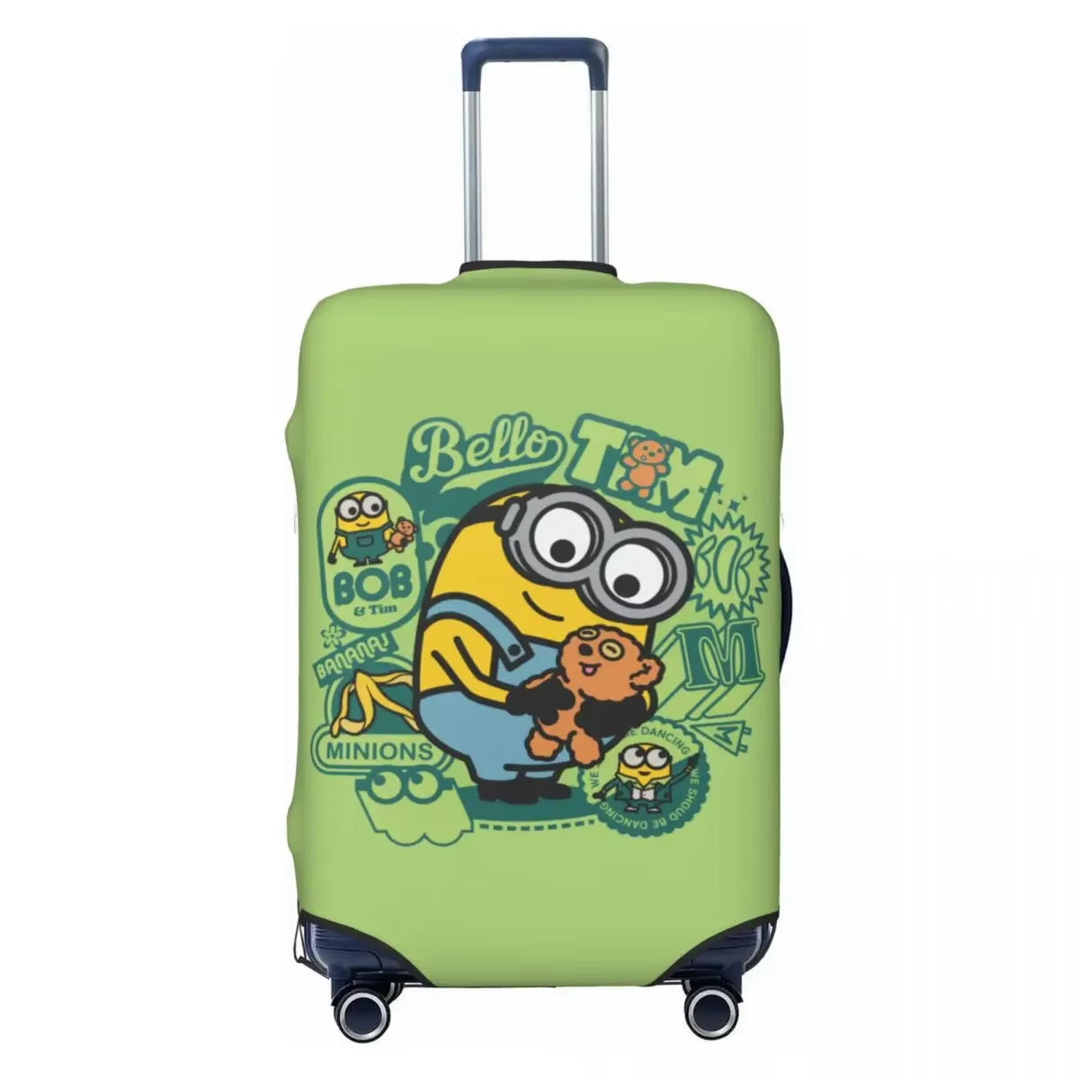 2025 Minions Suitcase Cover Washable Luggage Covers Protector for 18-32 Inch