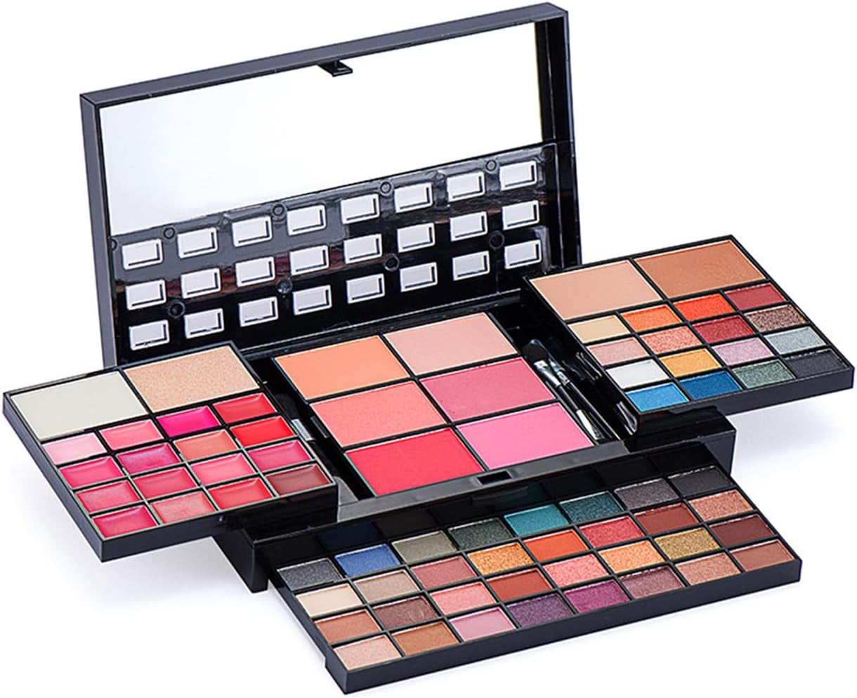Makeup Kit for Women Full Kit All in One Professional Make up Gift Sets for Teen Teenage Girl, Eyeshadow Lipstick Lipgloss Blush Concealer Highlighter Contour Palette Makeup Brush Mirror