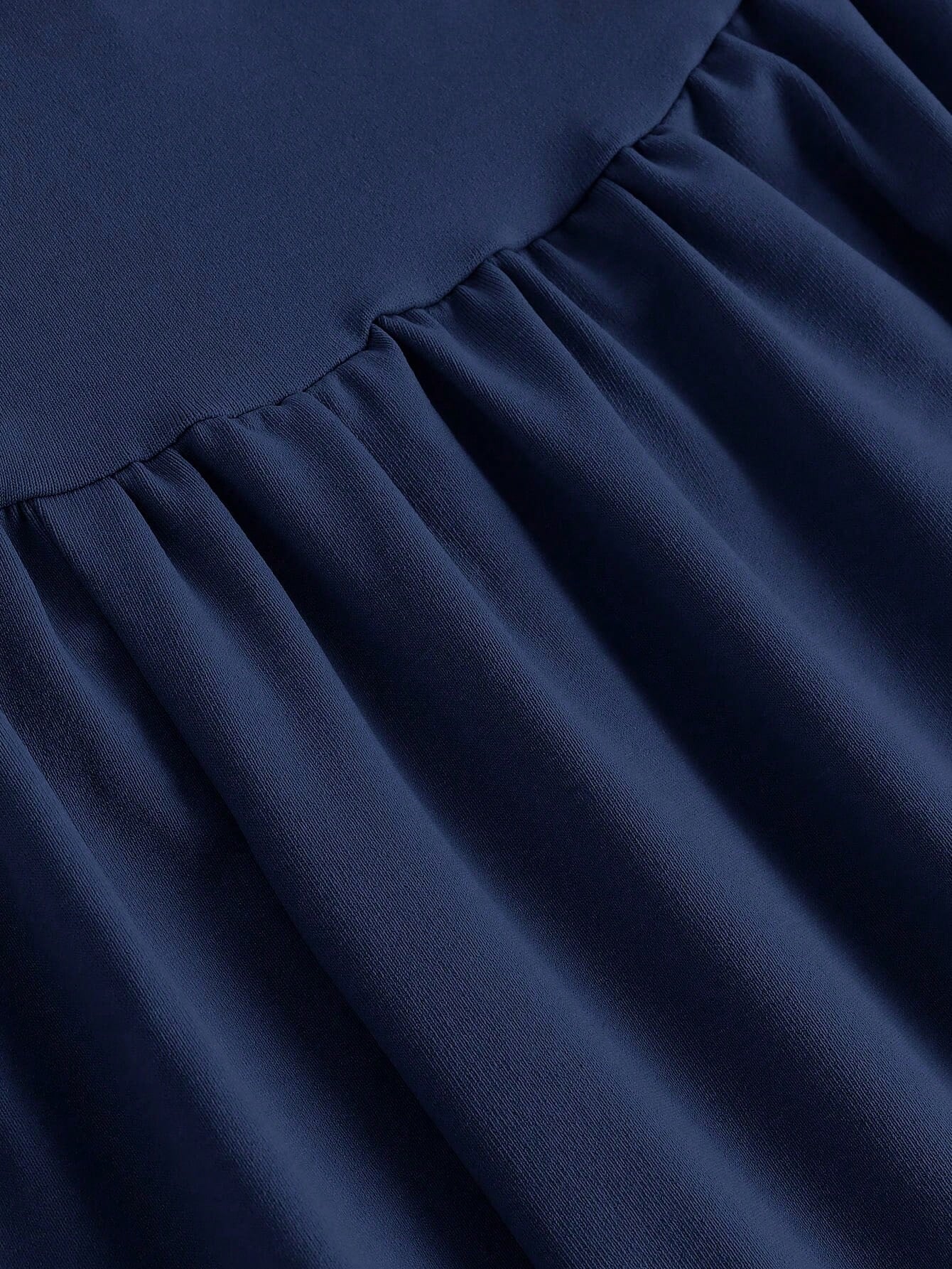 SHEIN Girlism Elegant Navy Blue Long Striped A-Line Teen Dress with Short Sleeves for Everyday Casual Navy Blue Formal Dress Blue Elegant Dress Dress for Wedding Guest off the Shoulder Dress Classy Evening Wear