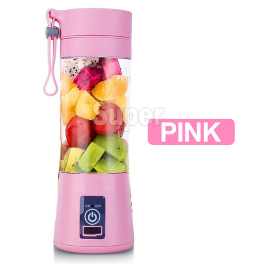 Rechargeable PORTABLE USB ELECTRIC FRUIT JUICER SMOOTHIE BLENDER TRAVEL BOTTLE