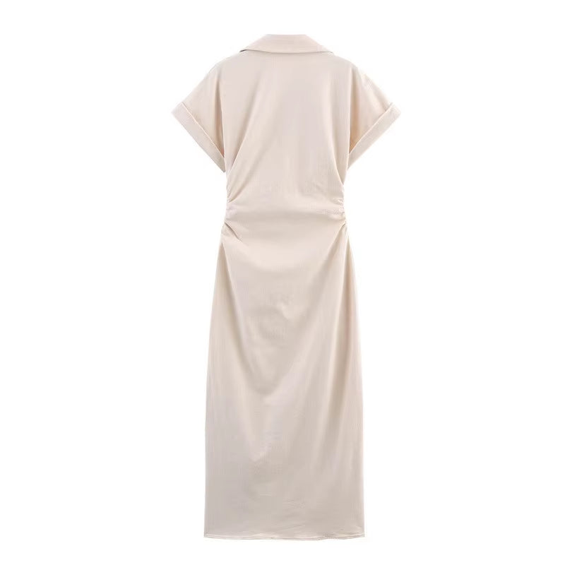 New Long Dresses 2025 Woman Fashion Summer Single Breasted Slim Fit Denim Skirts Women'S Clothing Top