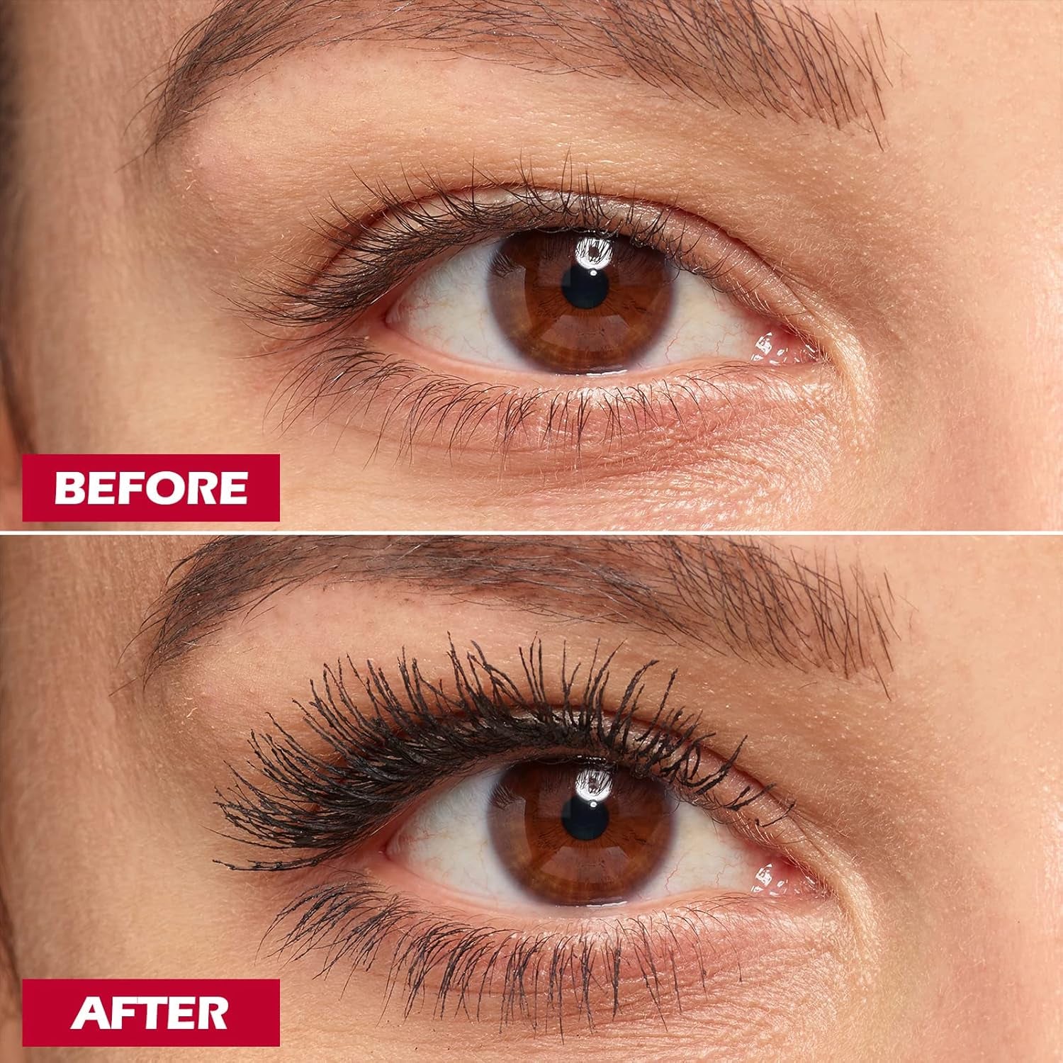 Waterproof Lash Mascara Black Volume and Length with Brush, Voluminous Mascara Thick and Smudge Proof Volume Curling Long Lasting Eye Makeup